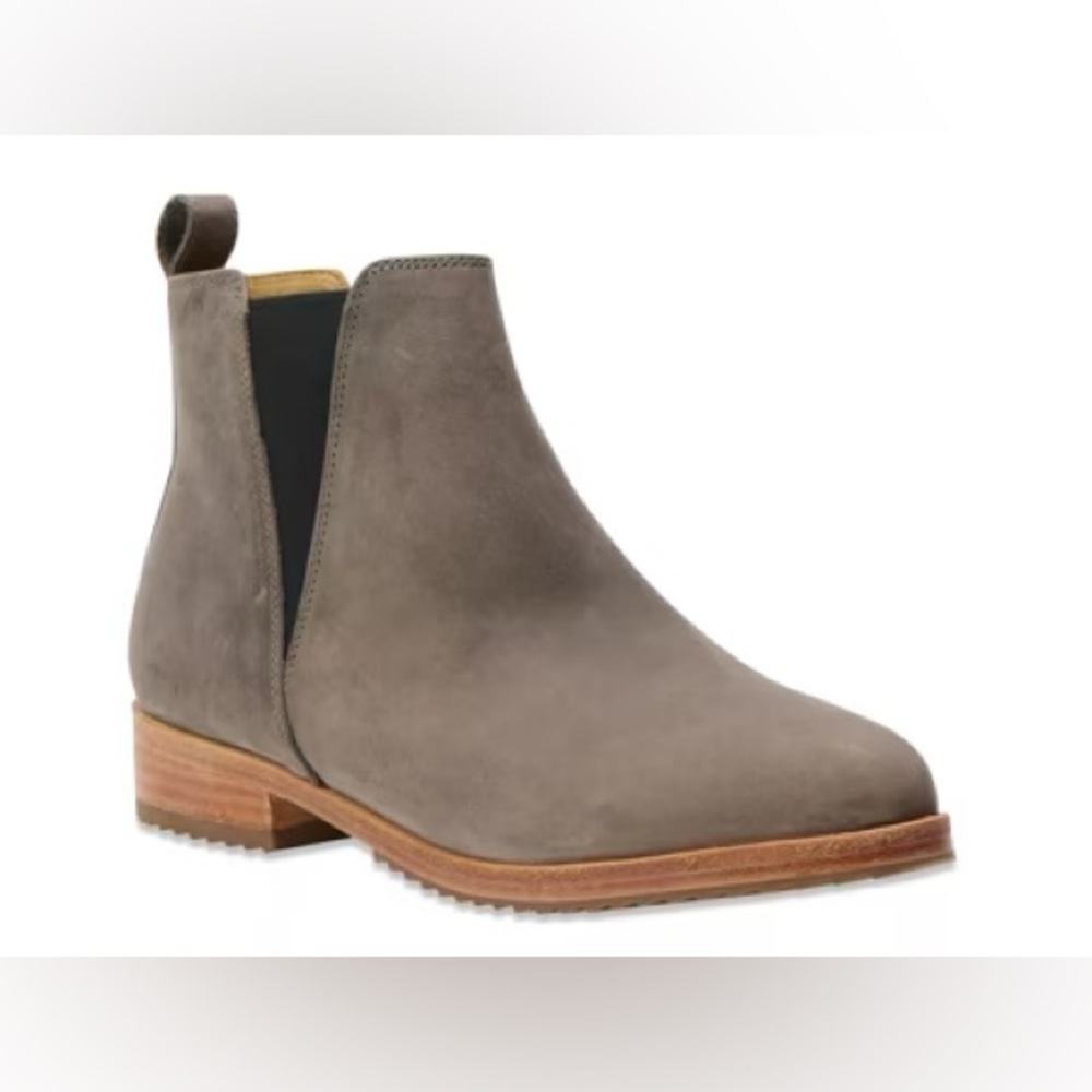 Nisolo Eva Everyday Leather Chelsea Boot | Gray | Sz 7